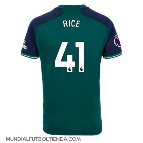 Camiseta Arsenal Declan Rice #41 Tercera Equipación Replica 2023-24 mangas cortas